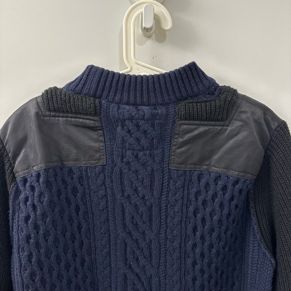 Sacai 18AW Wool Nylon Blend Sweater, Size 2 - Picture 5 of 7